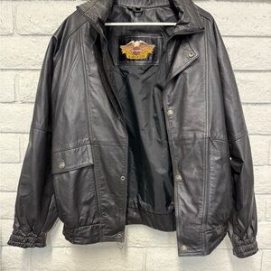 Vintage Men's Leather Harley-Davidson Jacket